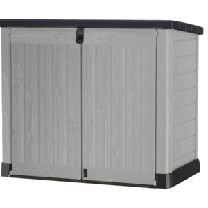 Keter Store It Out Pro Outdoor Garden Furniture Storage Shed Grey| Fade Free | All Weather Resistant | Safe and Secure | Zero Maintenance | 5 year Warranty