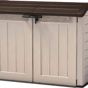 Keter Store It Out Ultra Outdoor Garden Storage Shed, 177 x 113 x 134 cm - Beige and Brown